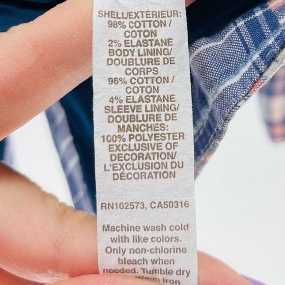 HOLLISTER TATAN PLAID Size Med Retail $79 Bettys Blue Blazer - Picture 6 of 9